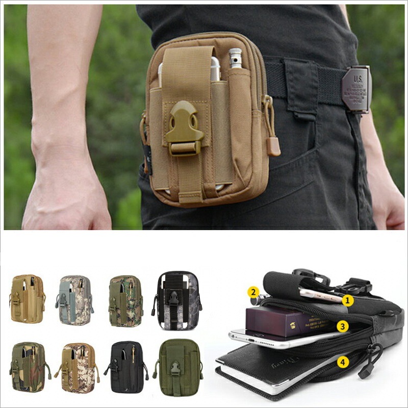 Running Gear Backpack - Mała saszetka Molle saszetka biodrowa uchwyt